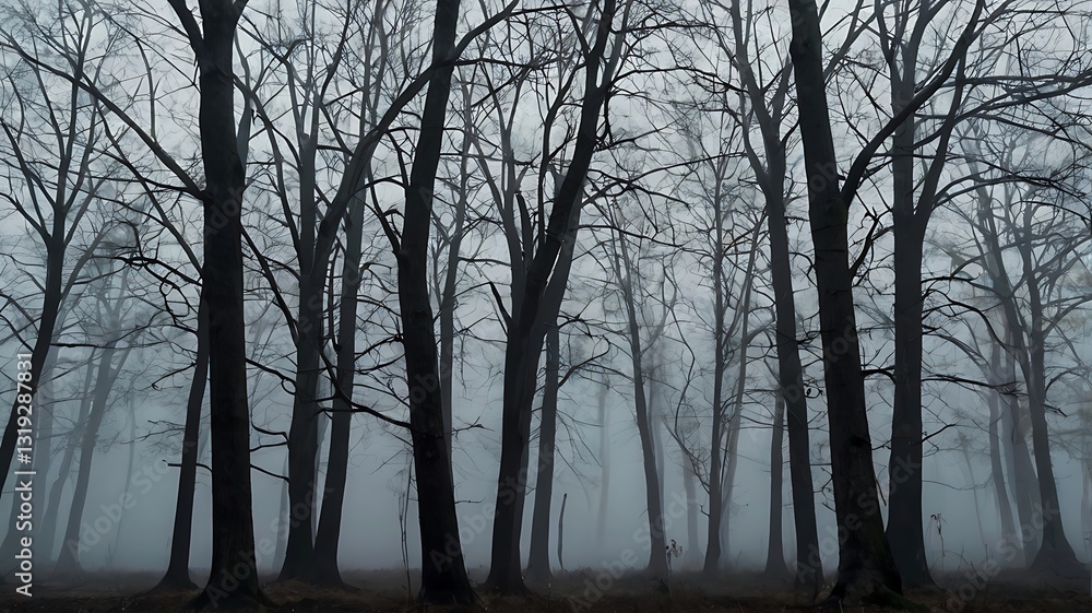 Fototapeta premium fog in the forest