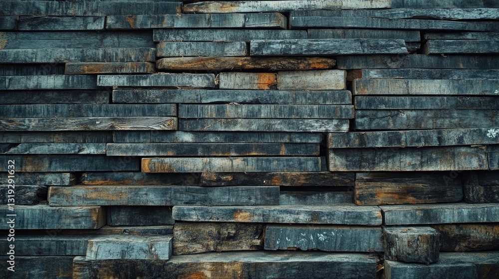 Stacked Wood Pile Stacked Wood Pile