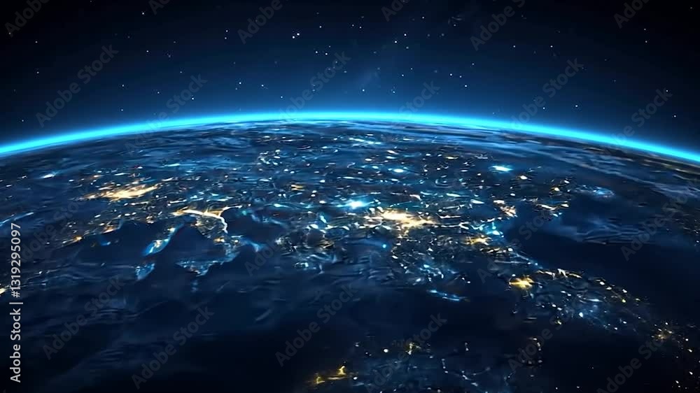 Earth's Night Lights: A Stunning View of Europe from Space Earth's Night Lights: A Stunning View of Europe from Space