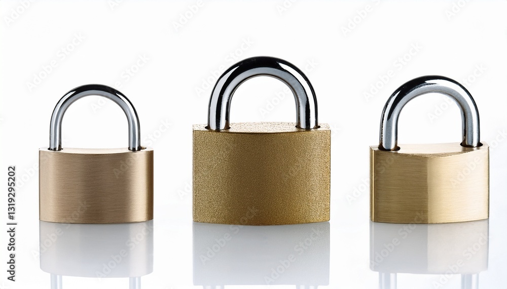 padlock isolated on white background padlock isolated on white background