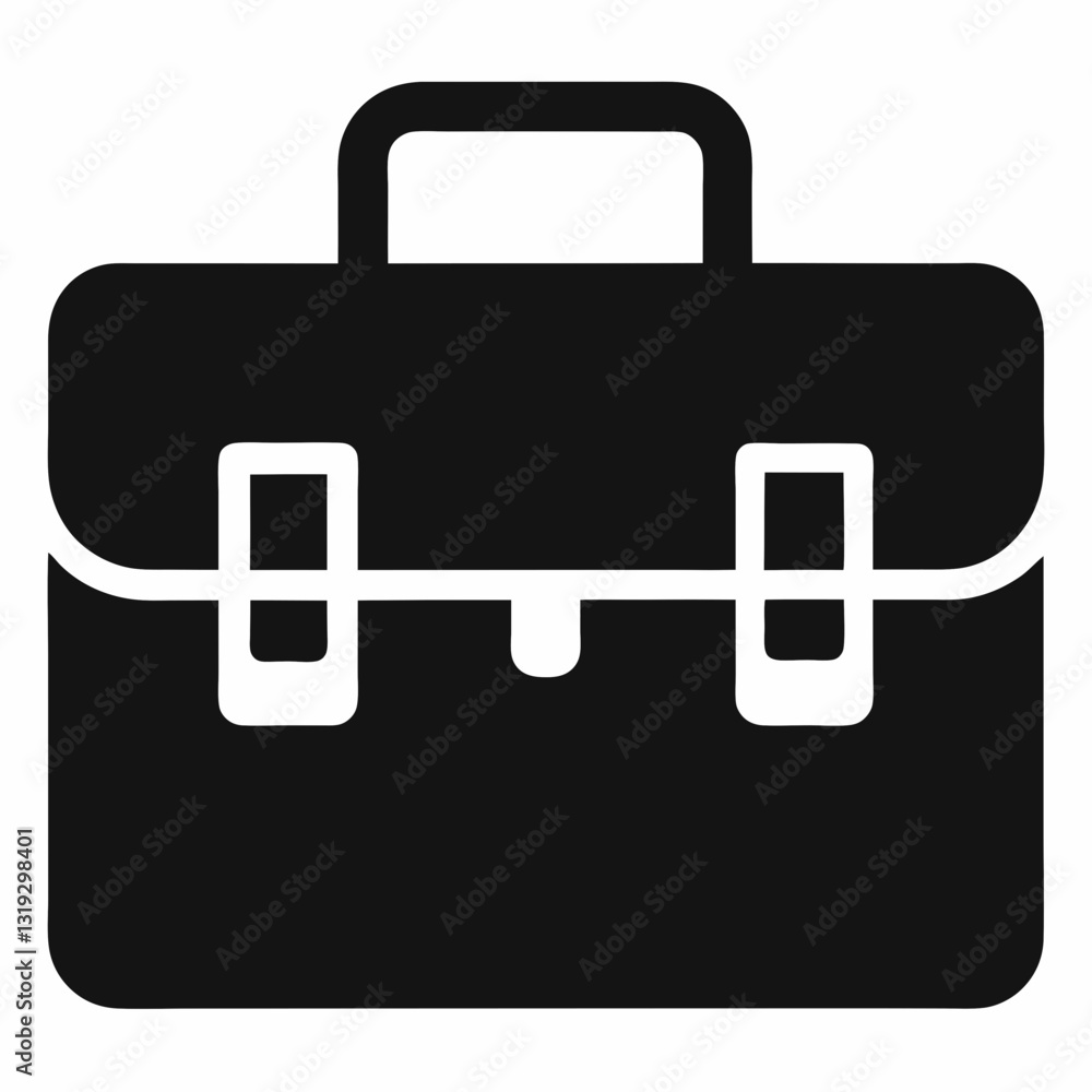 black briefcase icon black briefcase icon