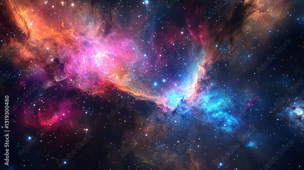 Obraz premium 4K Amazing stunning shot of a spiraling galaxy