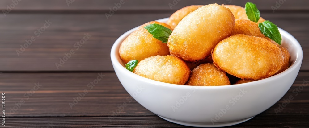 Crispy bowl of fried food featuring an assortment of flavorful dishes including medicinal mushroom cuisine