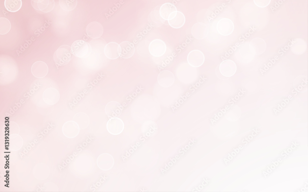 Soft Pink Bokeh Background with Gentle Lights for Digital Projects, Inviting and Elegant Feel