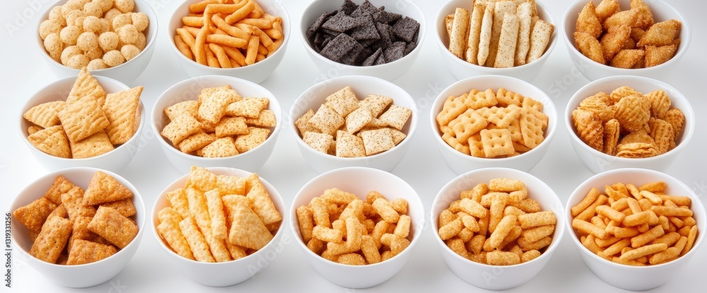 An array of delicious and colorful snacks presented in small bowls promoting a zero waste lifestyle and healthy eating An array of delicious and colorful snacks presented in small bowls promoting a zero waste lifestyle and healthy eating