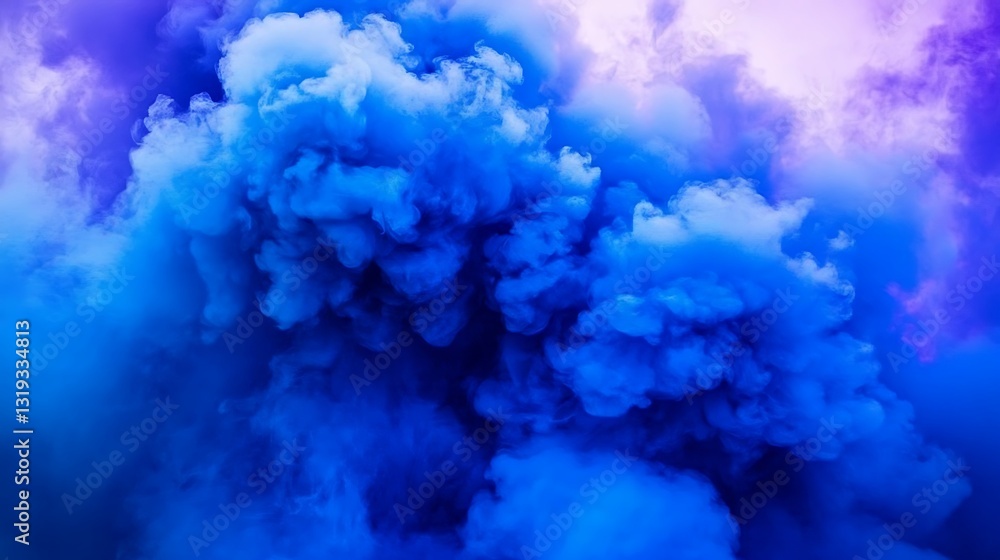 Obraz premium Explosion of colorful fog art high resolution picture
