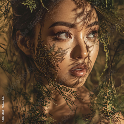 Makeup inspired by nature, ...
