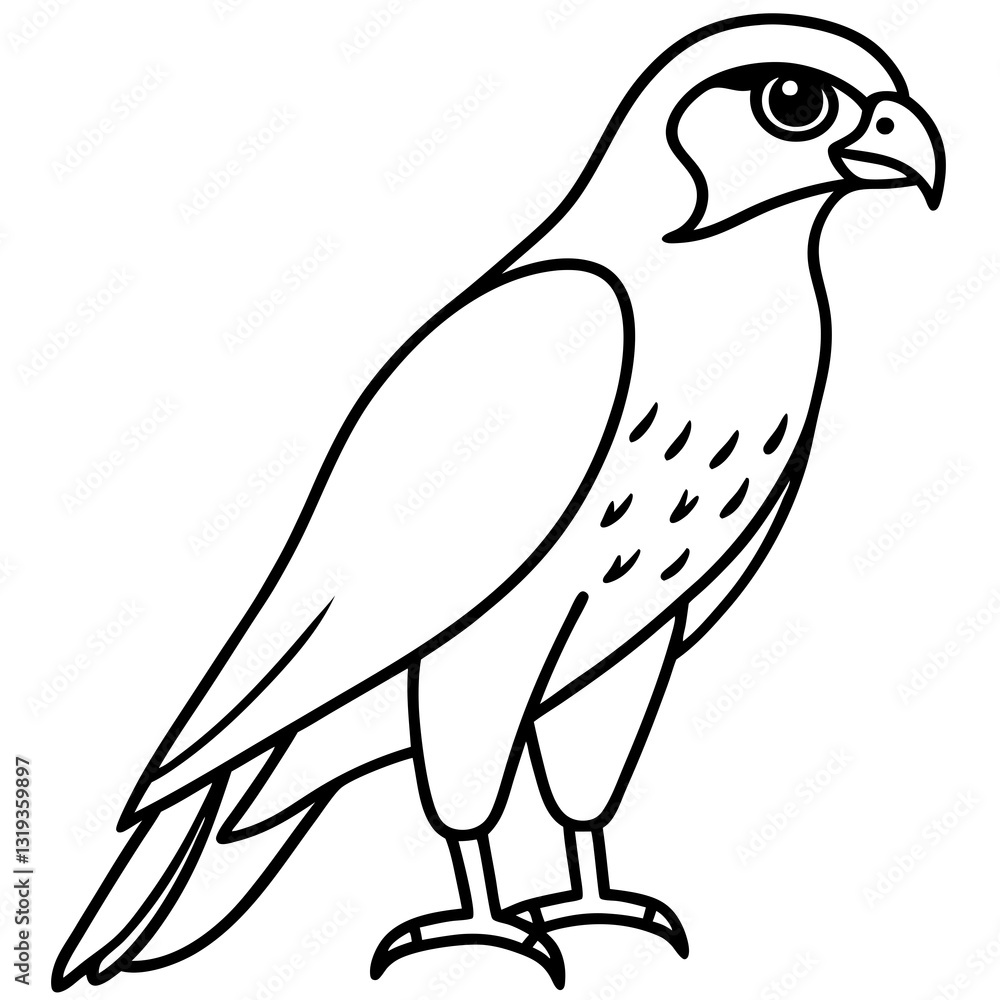 Minimal Falcon Vector Minimal Falcon Vector