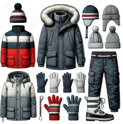 winter clothes collection