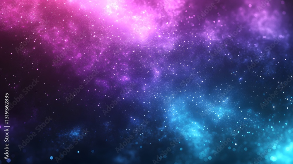 A Beautiful Gradient Background Illustrating a Starry Night Sky A Beautiful Gradient Background Illustrating a Starry Night Sky