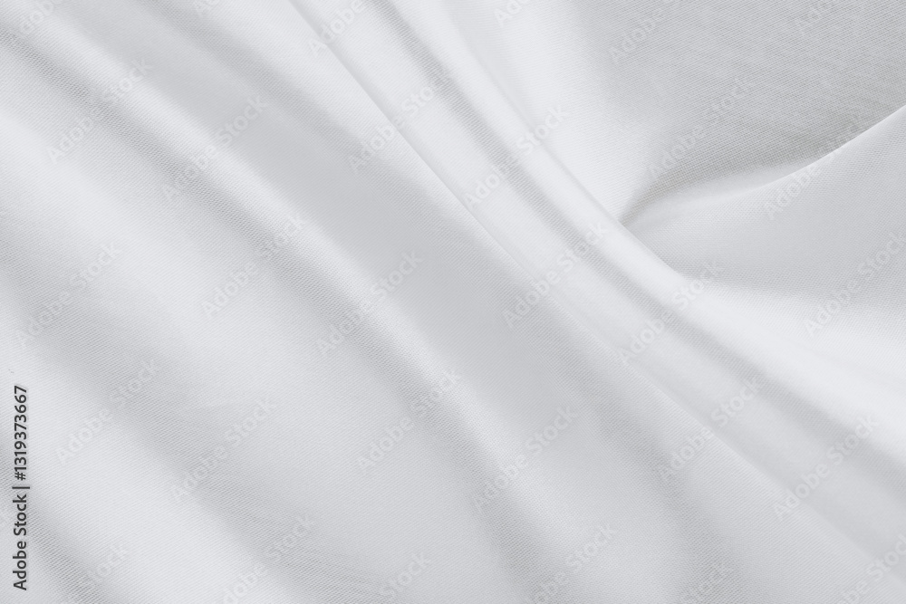 Silk white fabric textured background, White texture of silk Silk white fabric textured background, White texture of silk