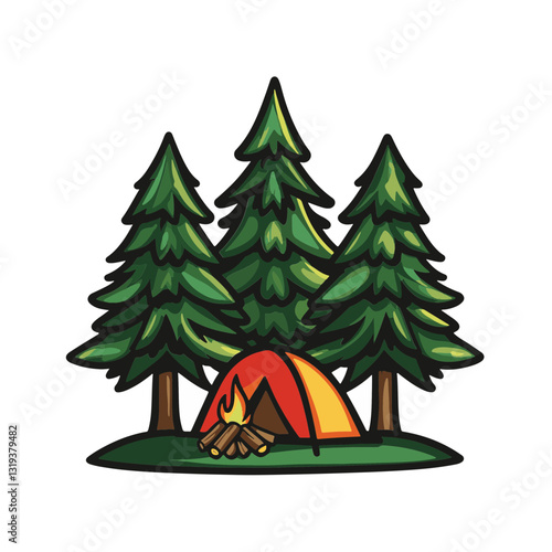 Pine Haven: Secluded Forest Campsite
