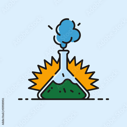 Chemical reaction explosion