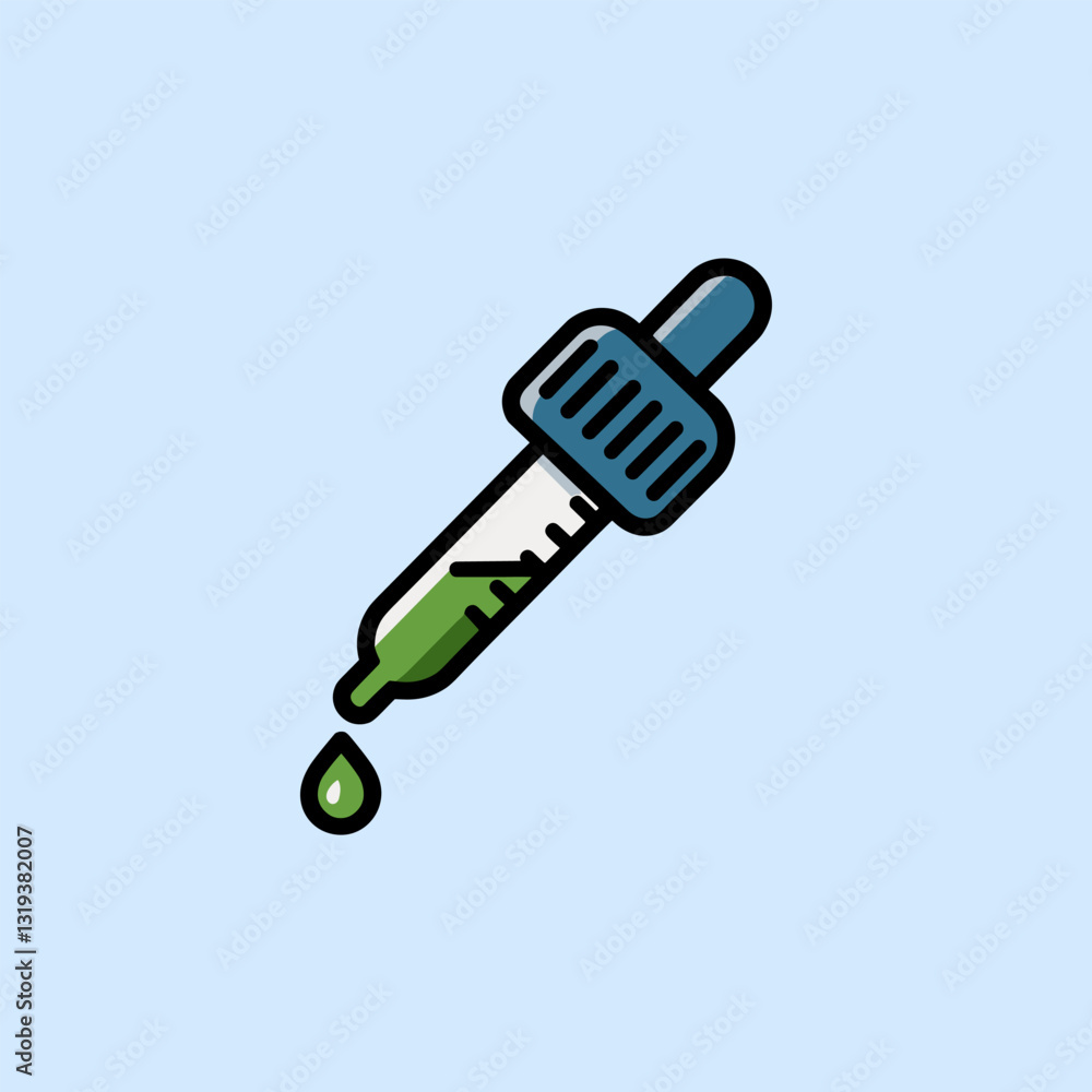 Transparent Glass Pipette Holding a Droplet in Midair Transparent Glass Pipette Holding a Droplet in Midair