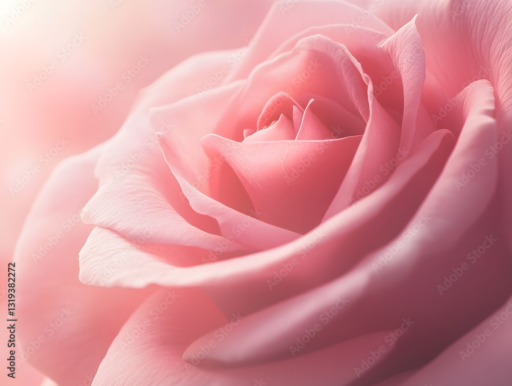 Eternal Bloom: A captivating close-up of a delicate rose, its soft petals revealing a spectrum of gentle blush hues, captures the timeless beauty and romance. Eternal Bloom: A captivating close-up of a delicate rose, its soft petals revealing a spectrum of gentle blush hues, captures the timeless beauty and romance.