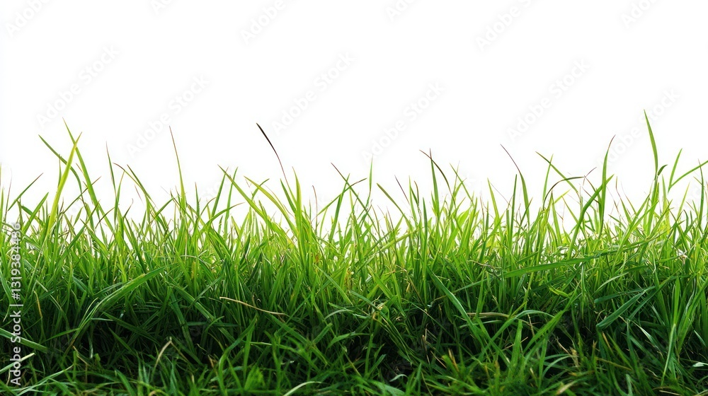 Fresh green grass border against white background (1) Fresh green grass border against white background (1)