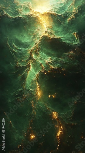 Green galaxy imagination