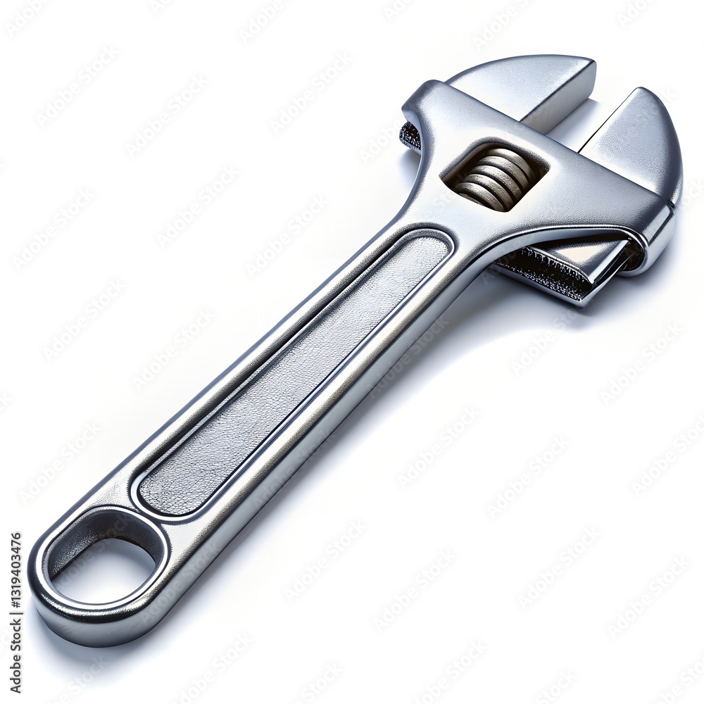 A wrench and background white A wrench and background white
