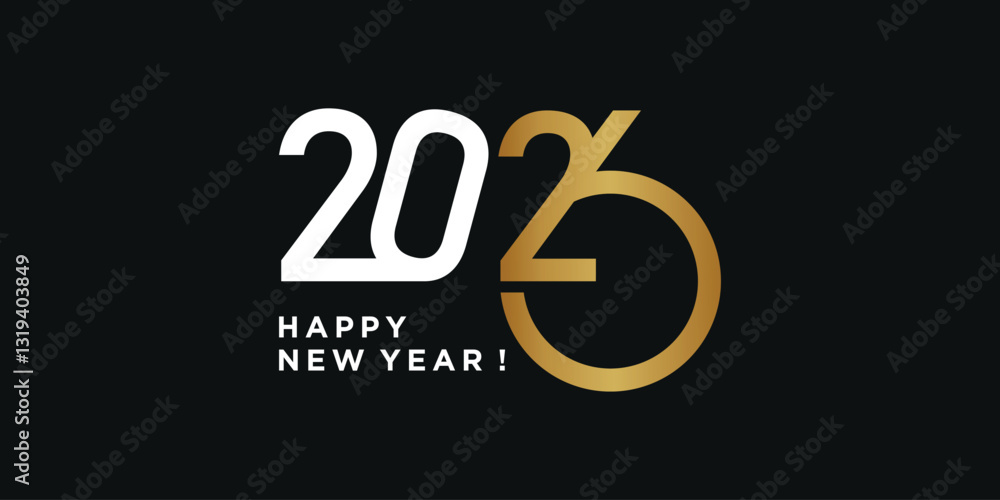 2026 design vector logo with creative concept and color gold 2026 design vector logo with creative concept and color gold