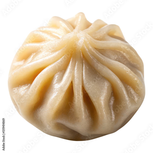 Obraz na płótnie Delicious dim sum dumpling isolated on transparency background, showcasing its unique texture and shape