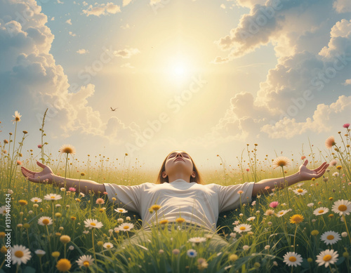Mindful Harmony – Stunning Sophrology & Stress Management Illustrations for Relaxation and Well-Being