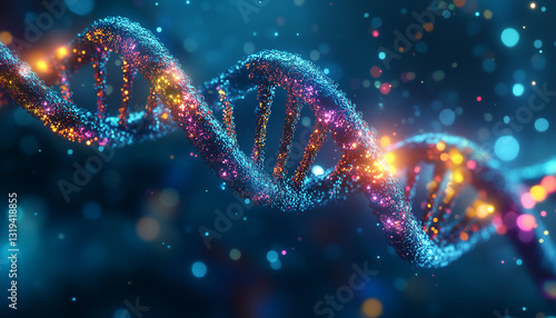 abstract background of dna