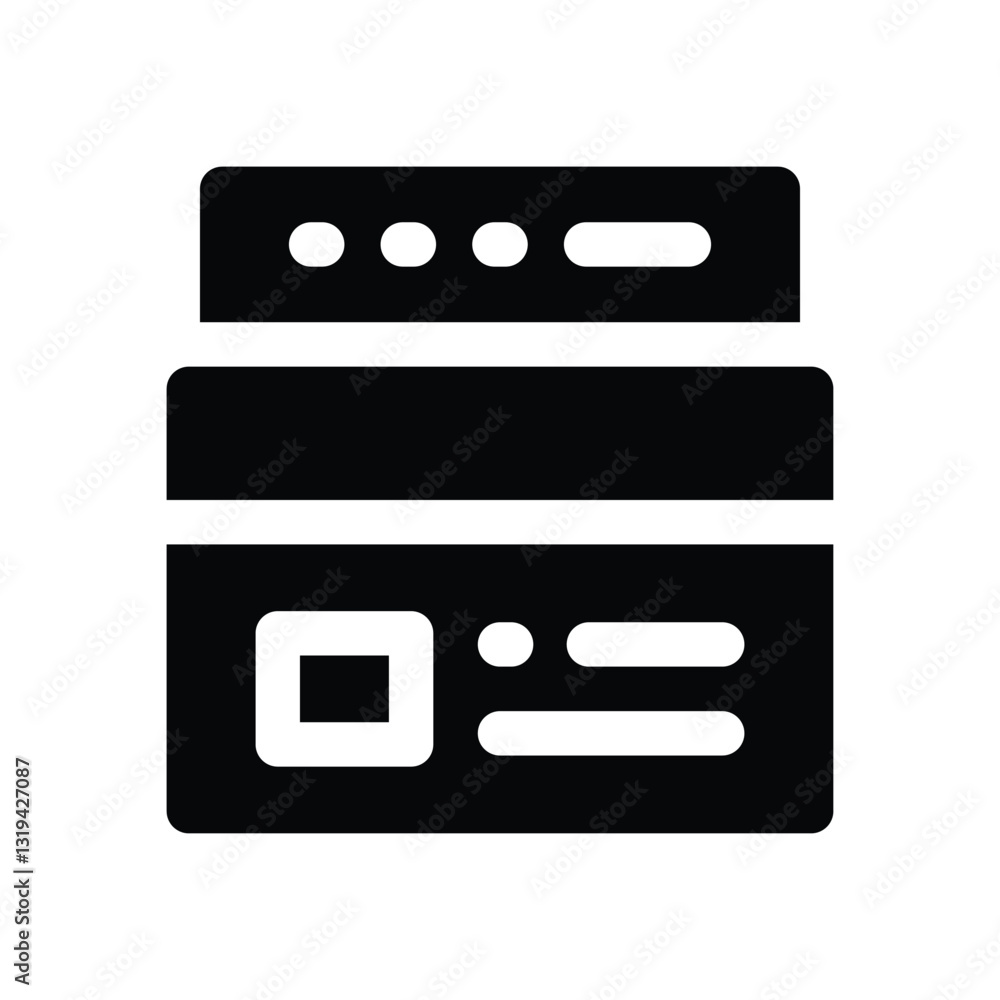 credit card glyph icon. Strong and solid vector icon for websites, mobile interfaces, presentations, and visual branding. High quality and easy to edit. credit card glyph icon. Strong and solid vector icon for websites, mobile interfaces, presentations, and visual branding. High quality and easy to edit.