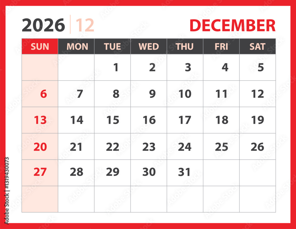 12- DECEMBER 2026 template 12- DECEMBER 2026 template