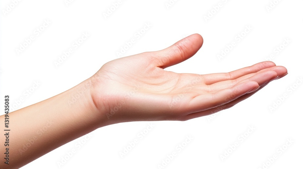Elegant hand gesture with palm facing up studio setting high-quality image minimalist background artistic concept Elegant hand gesture with palm facing up studio setting high-quality image minimalist background artistic concept