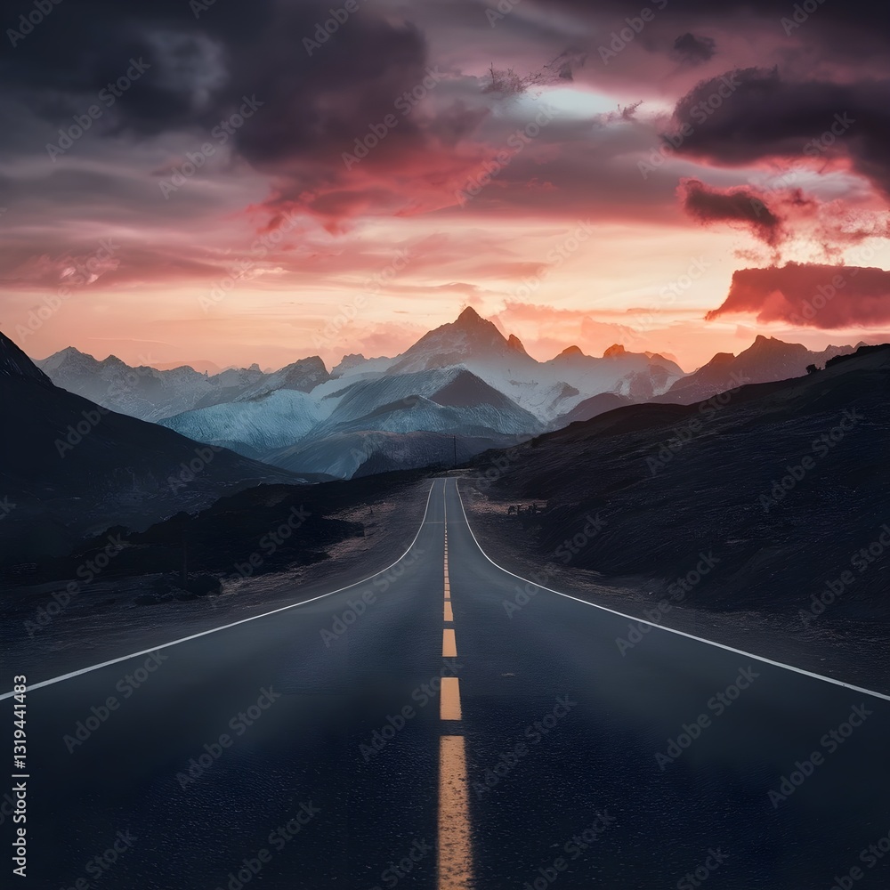 Fototapeta premium road in the mountains