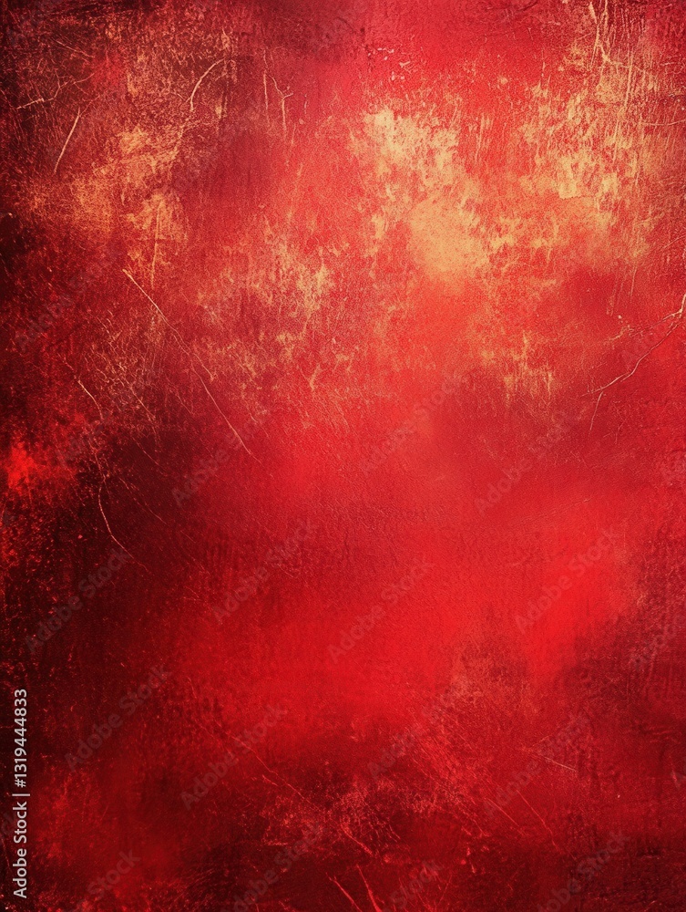 Obraz premium Abstract fiery red and gold texture background with cracks, perfect for adding a dynamic visual