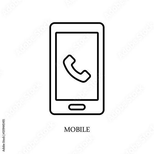 Wallpaper Mural Icon a mobile, isolated against a clean background. Torontodigital.ca