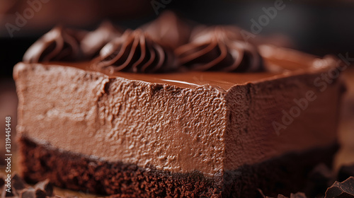 Chocolate mousse cake