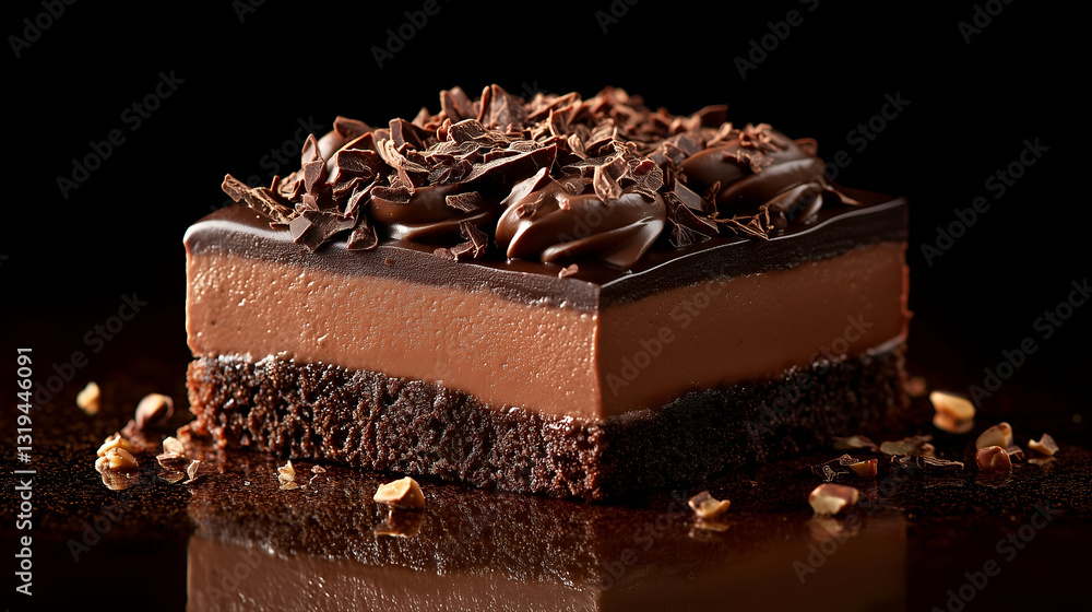 Chocolate mousse cake