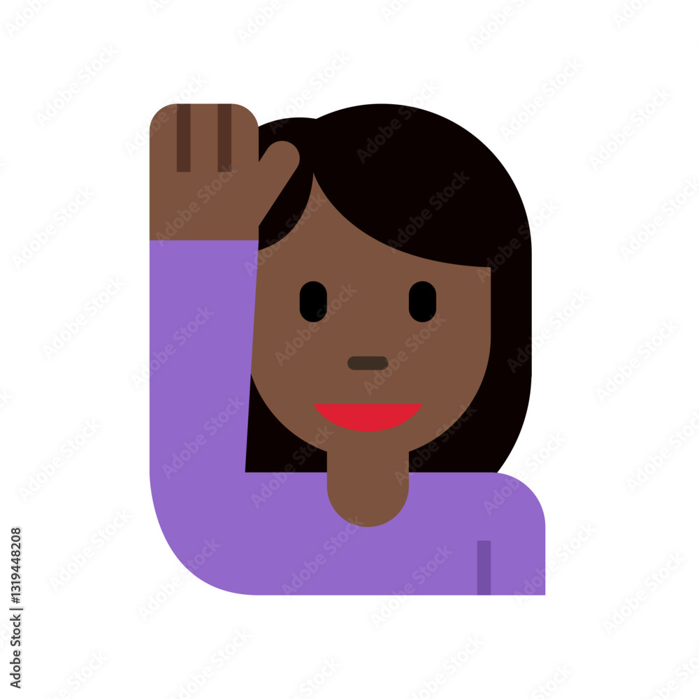 Fototapeta premium Person Raising Hand 