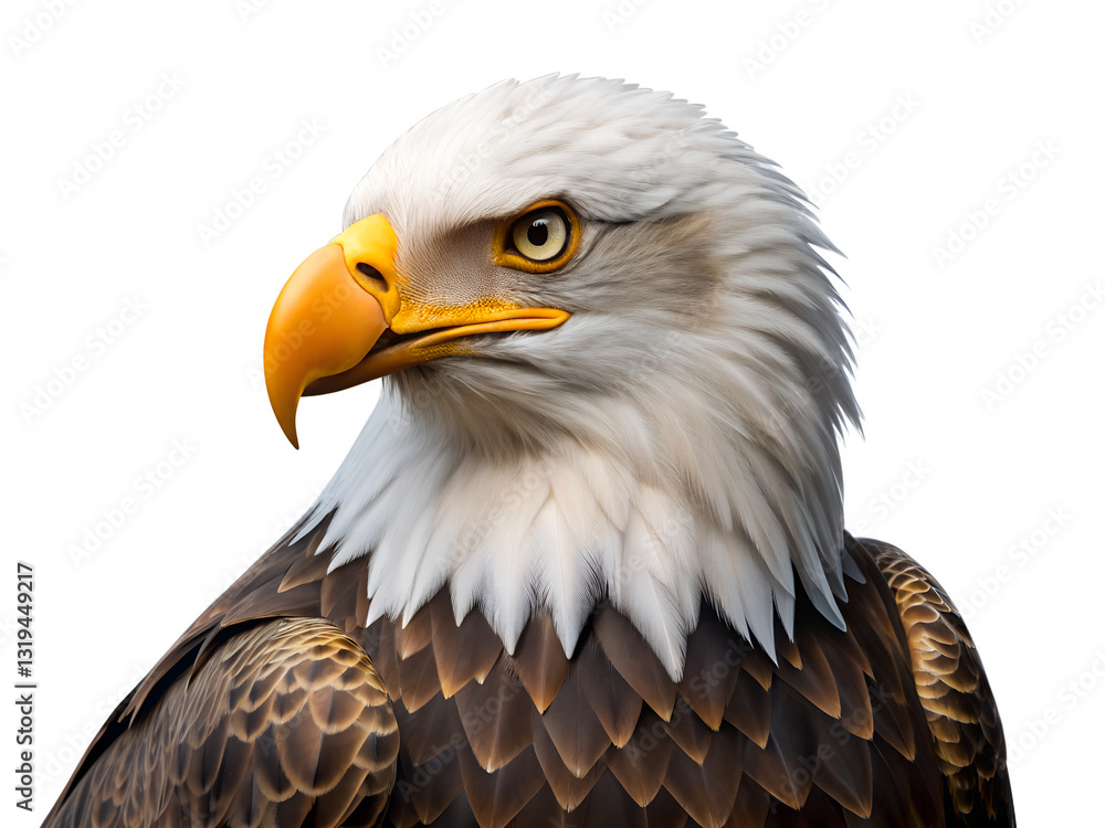 Obraz premium Eagle isolated on transparent background