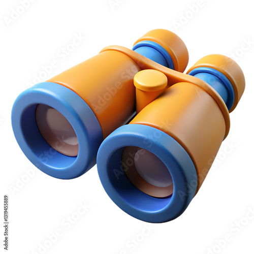 blue and black binoculars