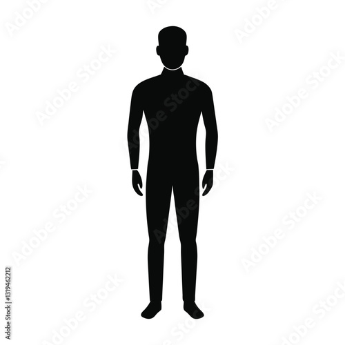 Man standing silhouette