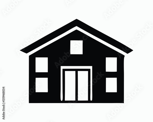 House Icon,Real Estate, Home, Property & Architecture Vector Illustration