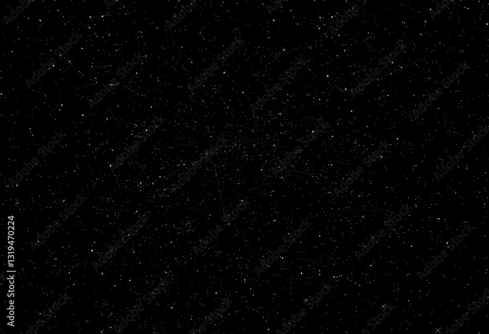 Vast, inky black canvas sprinkled with countless twinkling stars, astrophotography, black Vast, inky black canvas sprinkled with countless twinkling stars, astrophotography, black
