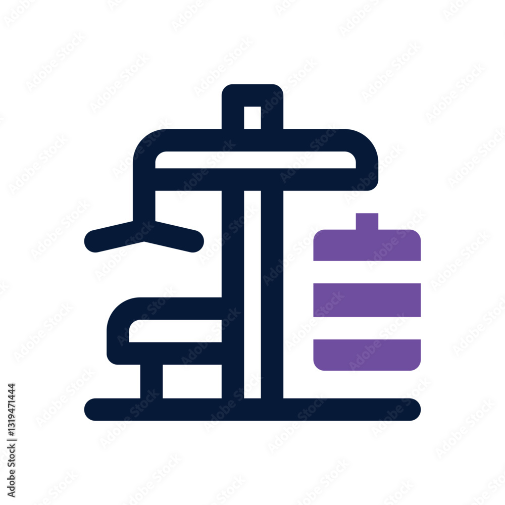 gym dual tone icon. Sleek and modern vector icon for websites, mobile apps, marketing materials, and corporate design. Fully scalable and ready to use. gym dual tone icon. Sleek and modern vector icon for websites, mobile apps, marketing materials, and corporate design. Fully scalable and ready to use.