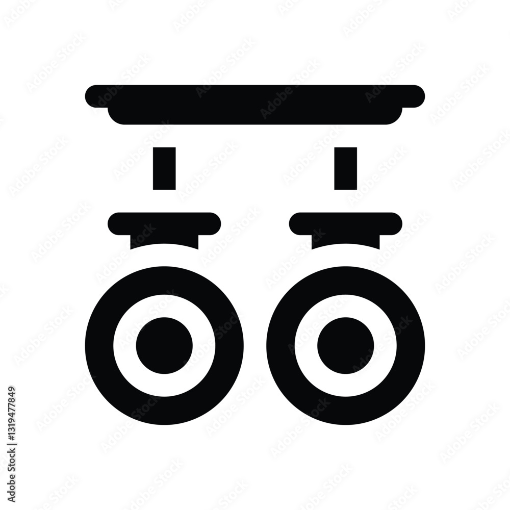 gymnastic ring glyph icon. Strong and solid vector icon for websites, mobile interfaces, presentations, and visual branding. High quality and easy to edit. gymnastic ring glyph icon. Strong and solid vector icon for websites, mobile interfaces, presentations, and visual branding. High quality and easy to edit.