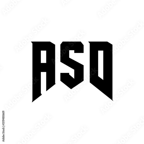 ASD letter logo design for technology company. ASD logo design black and white color combination. ASD logo, ASD vector, ASD design, ASD icon, ASD alphabet. ASD typography logo design.
