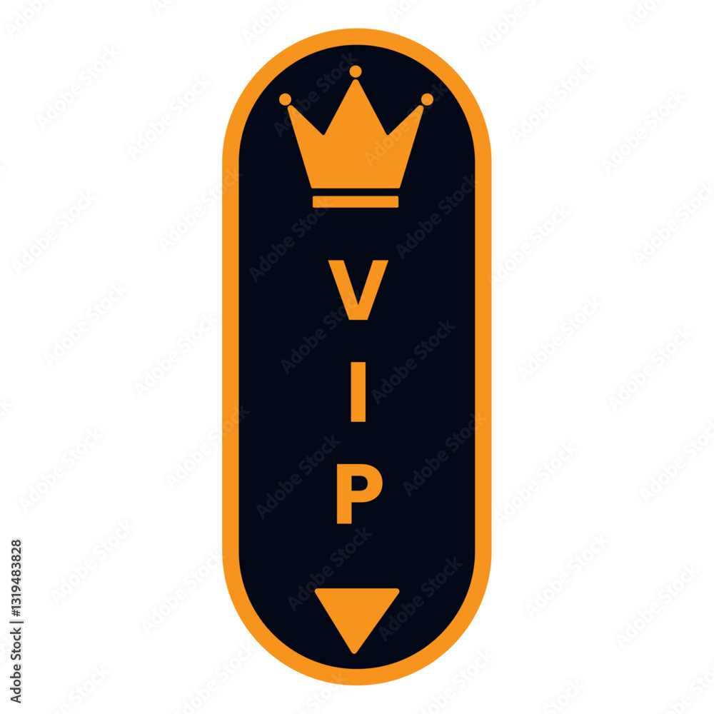 Obraz premium VIP Crown Icon