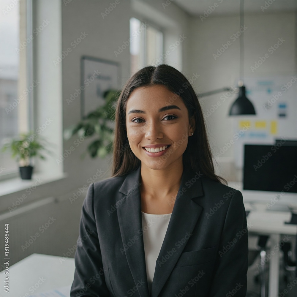 portrait of smiling businesswoman portrait of smiling businesswoman