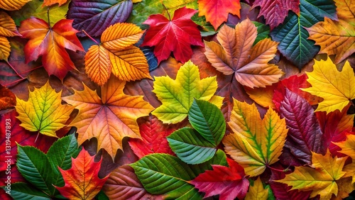 Wallpaper Mural colorful autumn leaves Torontodigital.ca