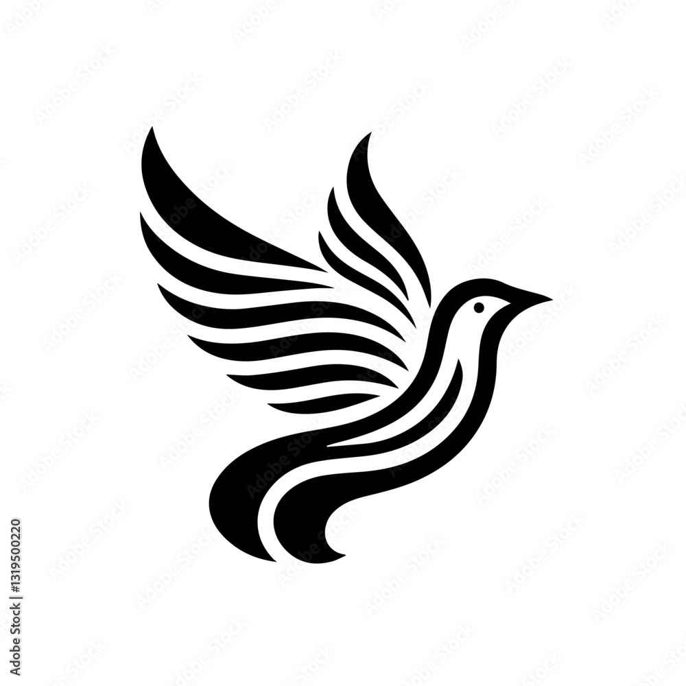 Fototapeta premium vector illustration of a bird