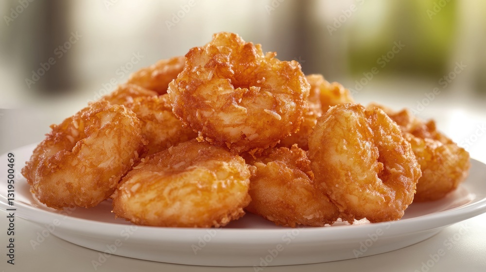 Crispy Coconut-Coated Shrimp Delight: A Sweet and Savory Seafood Snack Crispy Coconut-Coated Shrimp Delight: A Sweet and Savory Seafood Snack
