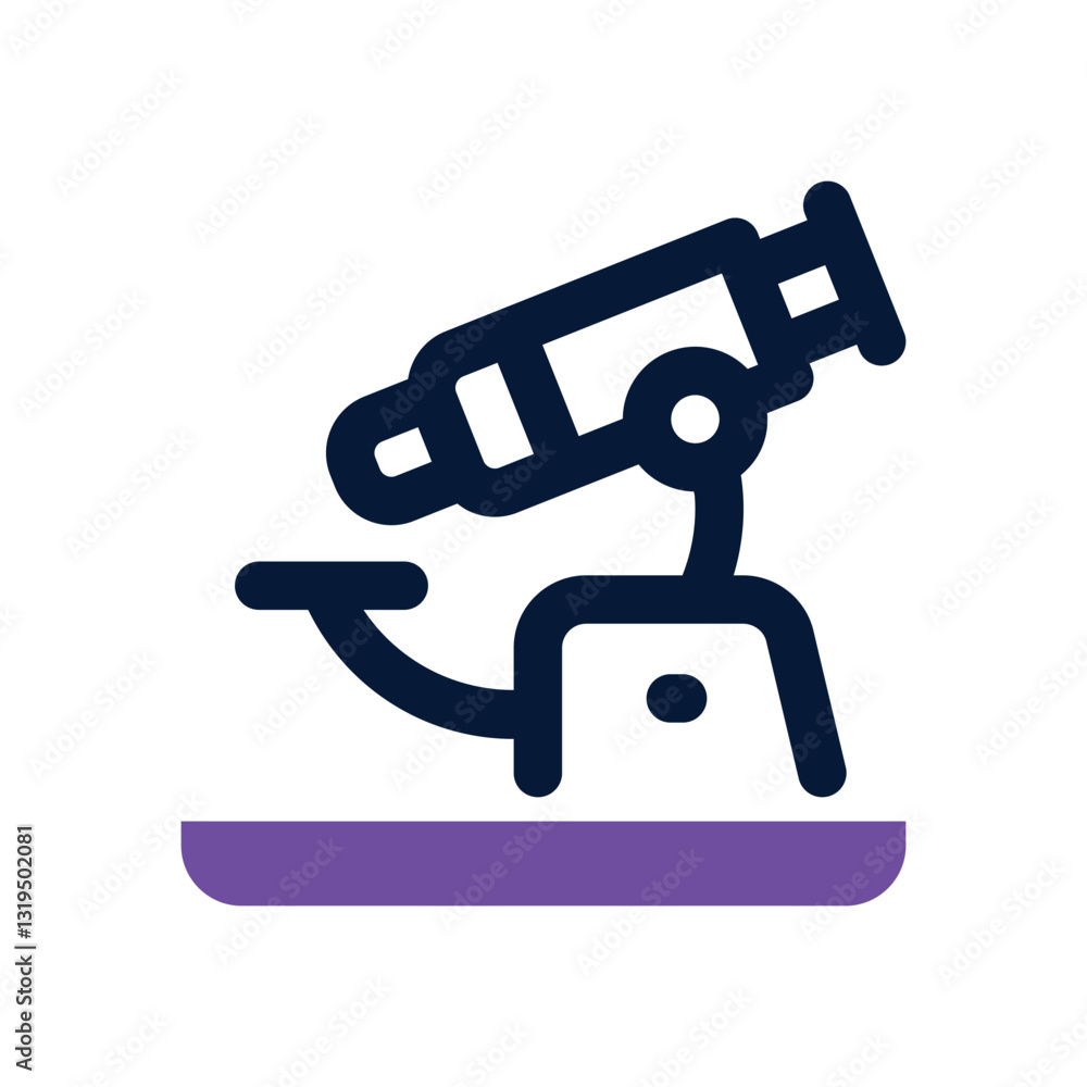 microscope dual tone icon. Sleek and modern vector icon for websites, mobile apps, marketing materials, and corporate design. Fully scalable and ready to use. microscope dual tone icon. Sleek and modern vector icon for websites, mobile apps, marketing materials, and corporate design. Fully scalable and ready to use.