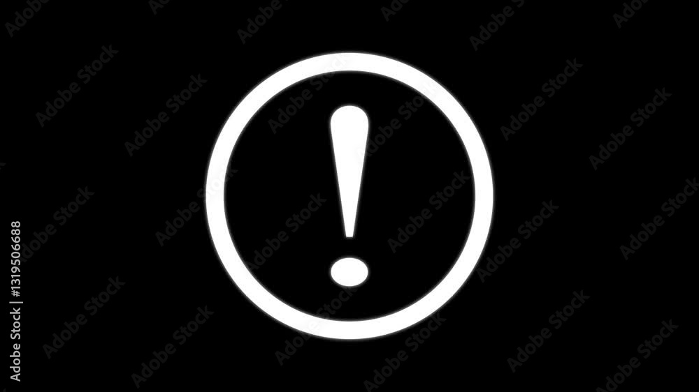 neon warning sign, exclamation mark, danger and surprise mark, neon warning sign, exclamation mark, danger and surprise mark,